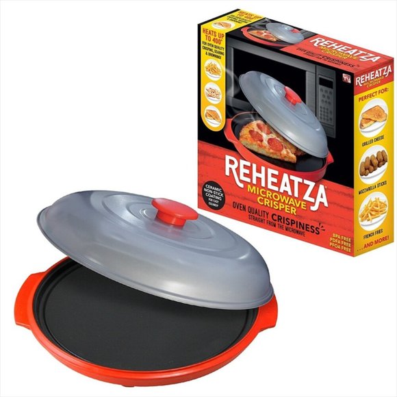 NWT Reheatza Microwave Crisper by Allstar Innovations, As Seen on TV - Picture 1 of 13